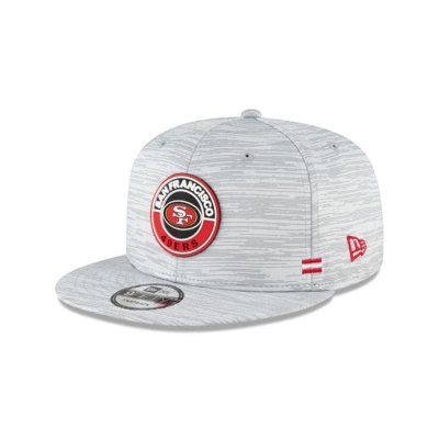 Sapca New Era San Francisco 49ers NFL Official NFL Fall Sideline 9FIFTY Snapback - Gri